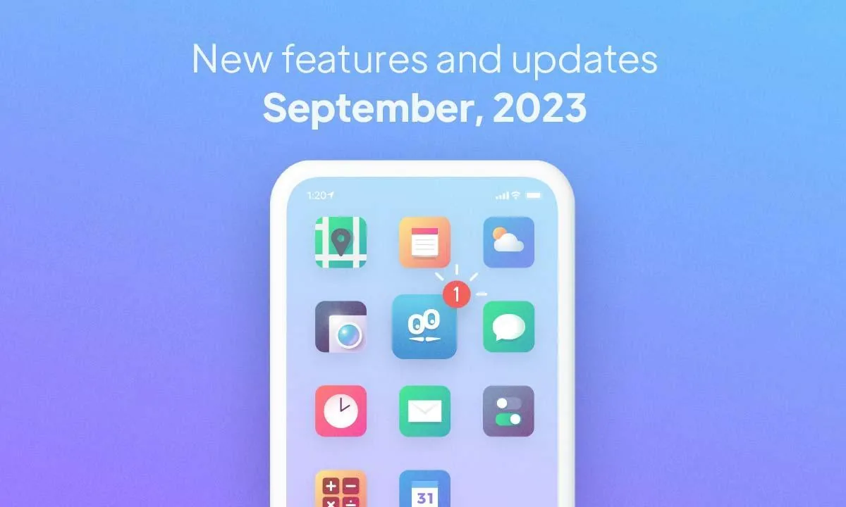 What's new at GoodBarber? September 2023