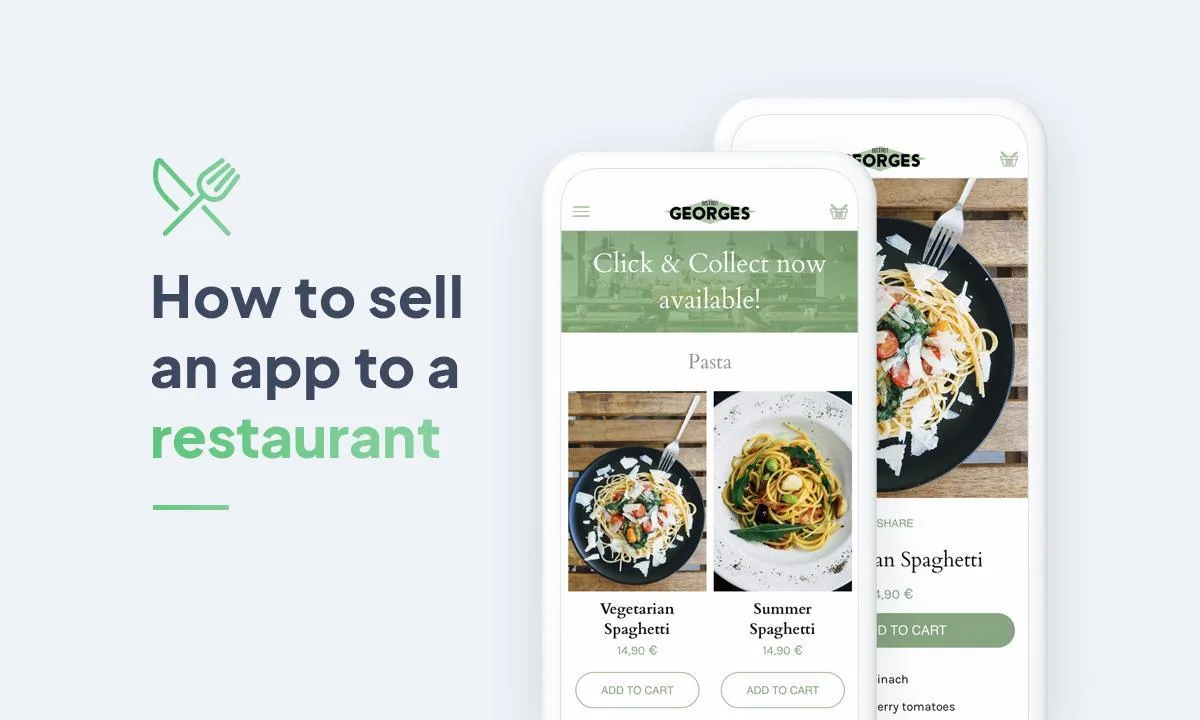 Resellers: How to sell an app to a Restaurant?